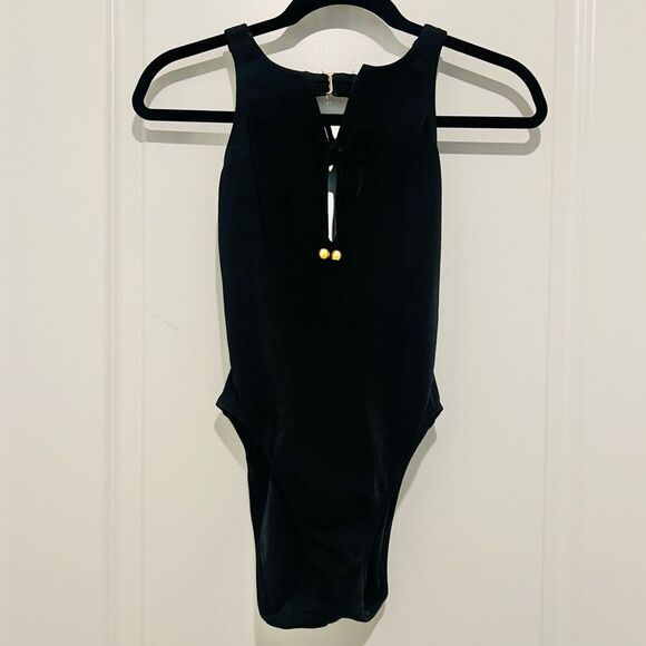 Robin Piccone Midnight One Piece Swimsuit - Picture 1 of 13